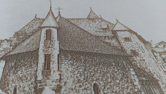 Cadre gravure laser "ANNECY"