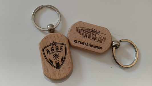 Porte clé ASSE bois