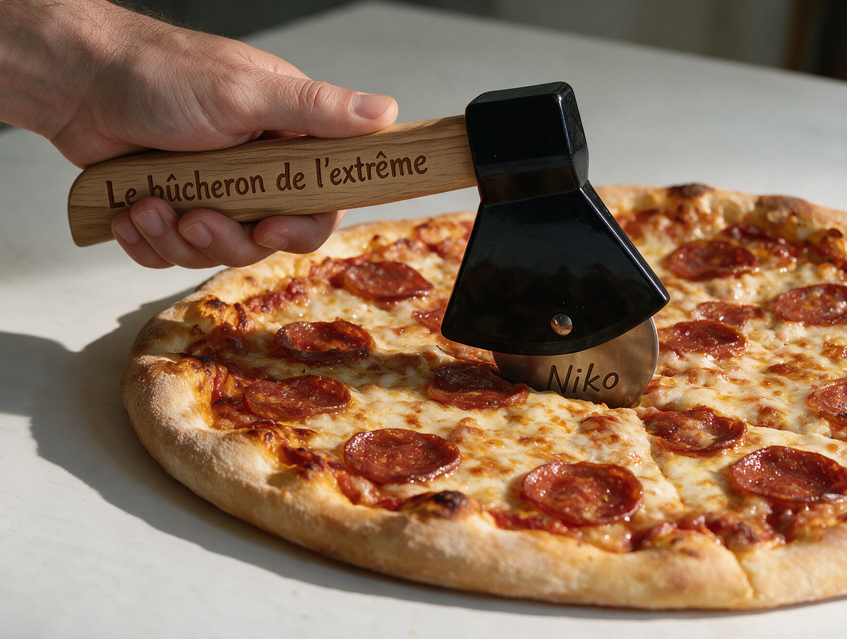 Coupe-pizza Hache