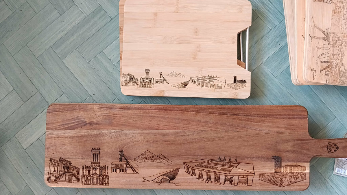 PLANCHE SKYLINE SAINT-ETIENNE 75 x 20 cm