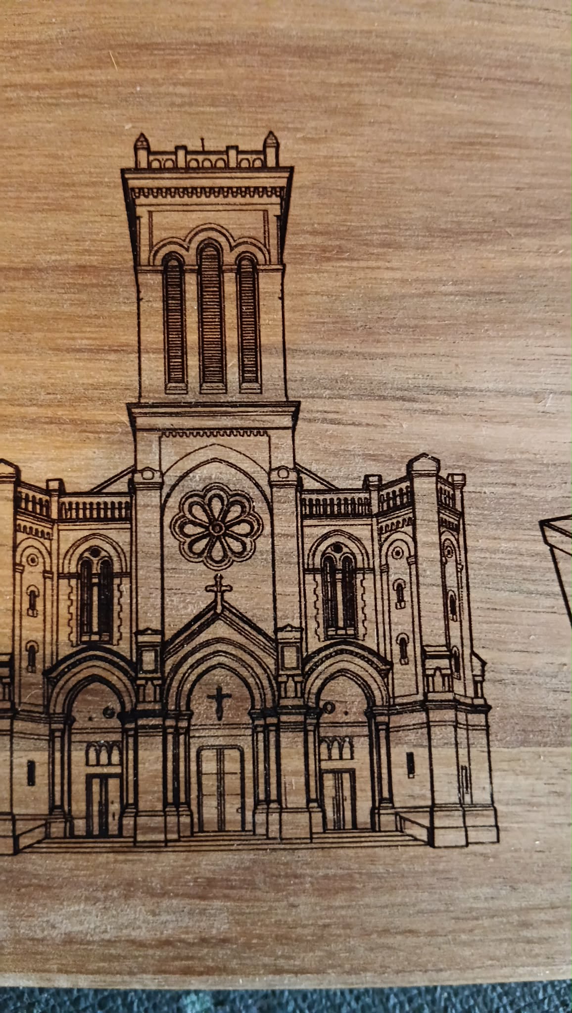 PLANCHE SKYLINE SAINT-ETIENNE 75 x 20 cm