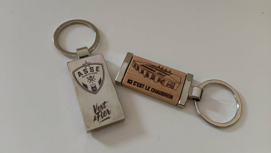 Porte-clé ASSE bois / métal